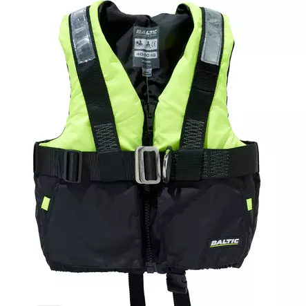 Baltic Offshore kelluntaliivi musta/UV-keltainen XS 30-40kg - Duell venetarvikkeet - 135604 - 1