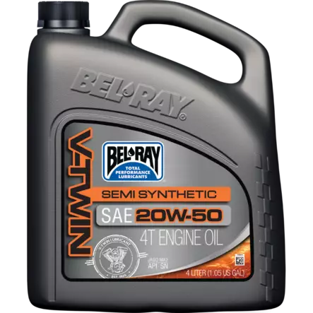 Bel-Ray V-Twin Semi-Synthetic 20W-50 4L - Duell öljyt ja muut nesteet - 62904 - 1