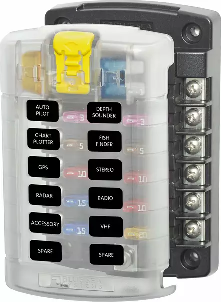 Blue Sea ST Blade Common source Fuse Blocks - Duell venetarvikkeet - 132574 - 1