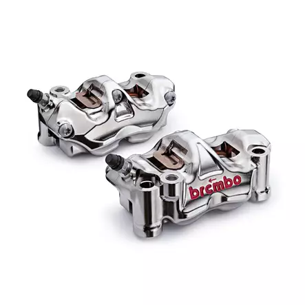 BREMBO GP4-RX CALIPER KIT 100MM NICKEL - Duell MP varaosat ja tarvikkeet - 120144 - 1