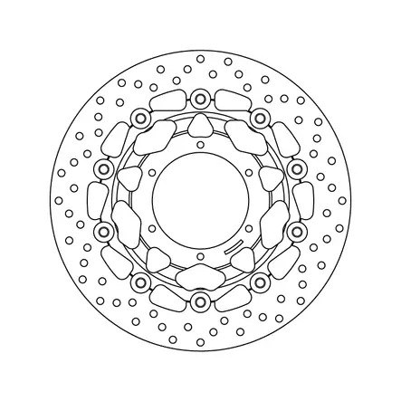 Brembo Serie Oro jarrulevy kelluva - Duell MP varaosat ja tarvikkeet - 121254 - 1
