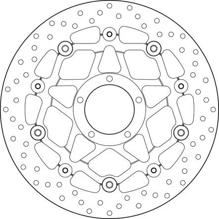 Brembo Serie Oro jarrulevy kelluva - Duell MP varaosat ja tarvikkeet - 121724 - 1