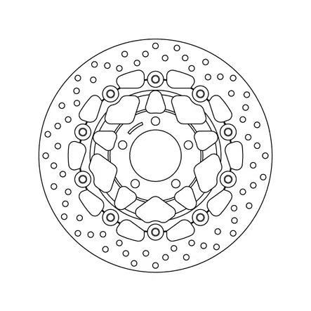 Brembo Serie Oro jarrulevy kelluva - Duell MP varaosat ja tarvikkeet - 121984 - 1