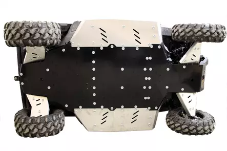 BRP Can-Am Defender/Traxter (-2018) Alumiini+Muovi-combo pohjapanssarisarja - BRP Can-Am Pohjapanssarit - 194 - 1