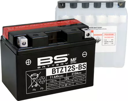 BS Battery BTZ12S-BS MF (cp) Maintenance Free - Duell muut varaosat ja tarvikkeet - 131174 - 1