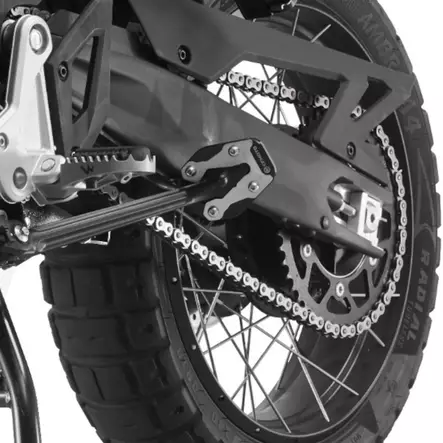 CFMOTO Hopeinen sivutuen levennyspala 450MT - Moottoripyörän seisontatuet - 904 - 2