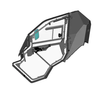DFK Oikea Ovi kokoonpano CFMoto Zforce 1000 - Duell ATV varaosat ja tarvikkeet - 29634 - 1
