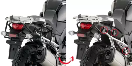 Givi putkisivutelineet Easyfit Suzuki DL1000 V-STROM (2014) - Duell MP varaosat ja tarvikkeet - 102644 - 1