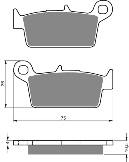 GOLDFREN Jarrupalat 003 Ceramic Carbon S33 - Duell MP varaosat ja tarvikkeet - 68804 - 1