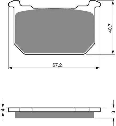 GOLDFREN Jarrupalat 127 Ceramic carbon AD - Duell MP varaosat ja tarvikkeet - 67594 - 1