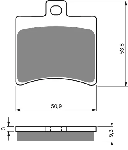 GOLDFREN Jarrupalat 150 Ceramic carbon AD - Duell MP varaosat ja tarvikkeet - 67254 - 1