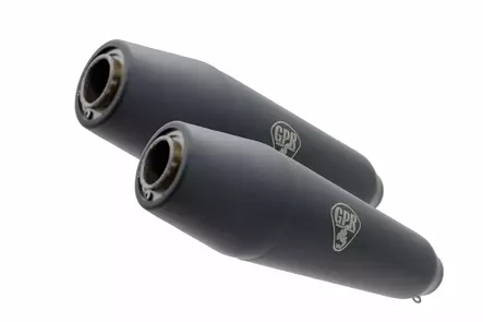 GPR Bmw R 100 Rs - Rt - Cs - S 1976 / 1984 Double univ. EC-Approv. silencer w/o - Duell MP varaosat ja tarvikkeet - 111494 - 1