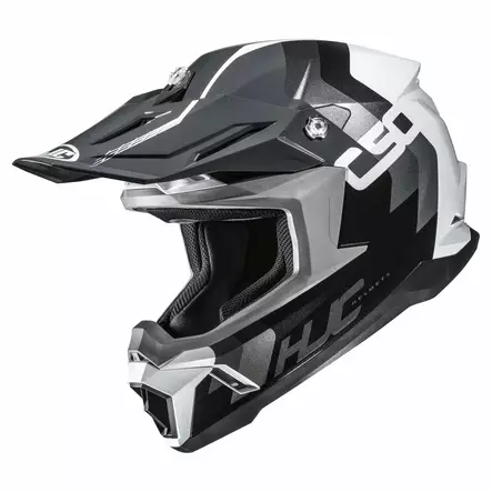 HJC Kypärä C50 Primal Musta/Valkoinen MC5, XL - Duell ajovarusteet - 55844 - 1