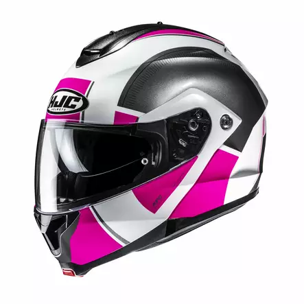 HJC Kypärä C91N Jyn Pinkki/Valkoinen/Harmaa MC8 S - Duell ajovarusteet - 55584 - 1