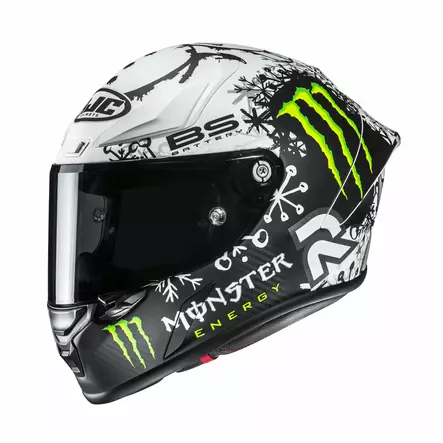 HJC Kypärä RPHA 1 V2 CARBON SNOW DIABLO, M - Duell ajovarusteet - 55354 - 1