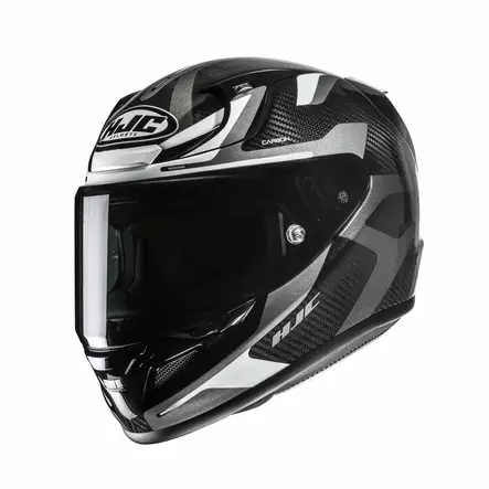 HJC Kypärä RPHA 12 Carbon Xentra Musta/Valkoinen/Harmaa MC5, L - Duell ajovarusteet - 55654 - 1