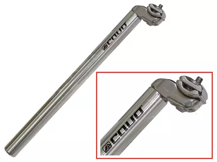 Istuinkannatin CAVO MTB 29.2x400 kisko alumiini hopea - Duell polkupyörien varaosat ja tarvikkeet - 76714 - 1