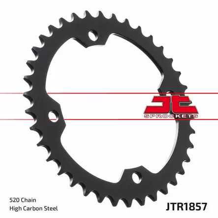JT Rear Sprocket JTR1857.38ZBK - Duell MP varaosat ja tarvikkeet - 117844 - 1
