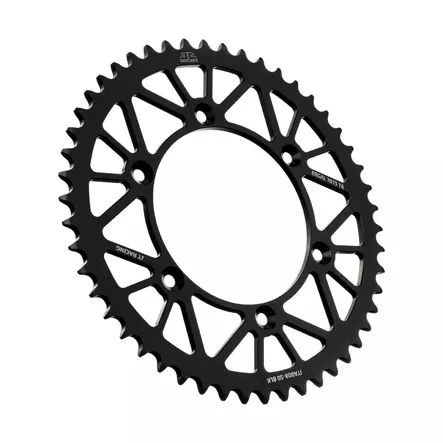 JT Takaratas Alumiini 7075 T6 Musta JTA808.50BLK - Duell MP varaosat ja tarvikkeet - 118344 - 1