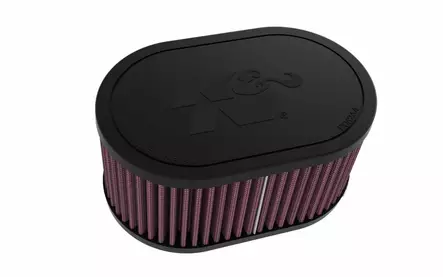 K&N Universal Clamp-On Air Filter 2-1/8" Dual Flg 6-1/4 X 4"Od3"H - Duell MP varaosat ja tarvikkeet - 127274 - 1