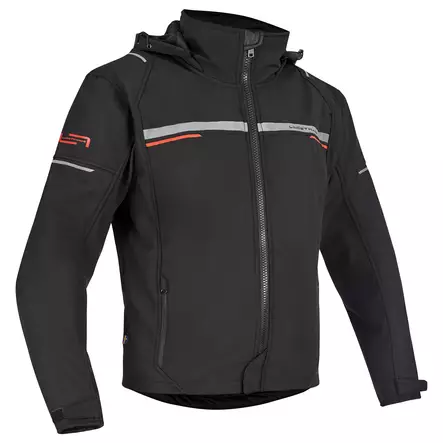 Lindstrands Tekstiilitakki Saxby Musta, XL - Duell ajovarusteet - 29614 - 1
