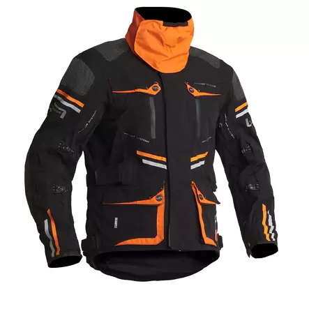 Lindstrands Tekstiilitakki Sunne Musta/oranssi 56 - Duell ajovarusteet - 30954 - 1
