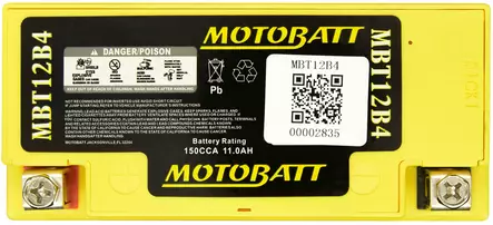 Motobatt MBT12B4 akku - Duell muut varaosat ja tarvikkeet - 140444 - 1