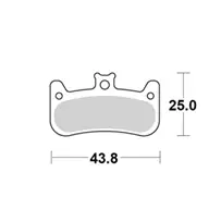Motomaster Brake pad bicycle Organic: Formula Cura 4 - Duell MP varaosat ja tarvikkeet - 120994 - 1