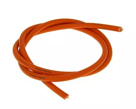 Naraku Sytytysjohto Ø7.5mm / 1m Oranssi - Duell mopojen varaosat ja tarvikkeet - 114274 - 1