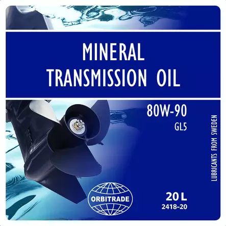 Orbitrade Gear oil mineral 80W-90 20L Bag in box - Duell venetarvikkeet - 136144 - 1