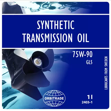 Orbitrade Gearcase oil synthetic 75w90.5L - Duell venetarvikkeet - 136734 - 1