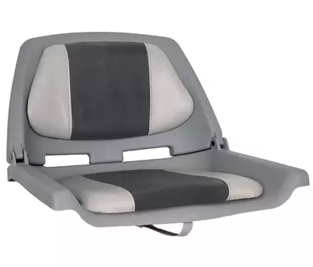 OS FISHERMANS SEAT FOLDING PADDED GREY/CHARCOAL - Duell venetarvikkeet - 132474 - 1