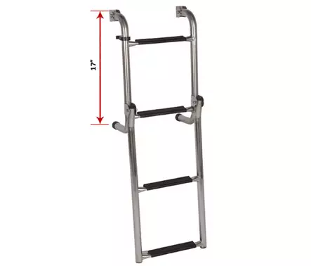 OS LADDER S/S 4 STEP (LONG BASE) - Duell venetarvikkeet - 133654 - 1