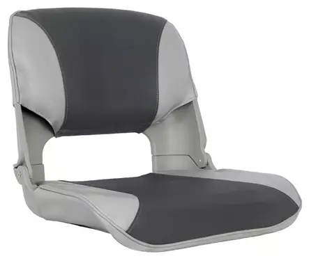OS SKIPPER SEAT FOLDING UPHOLSTERED GREY/CHARCOAL - Duell venetarvikkeet - 132614 - 1