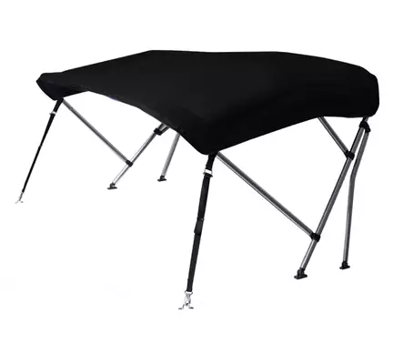 OS WHITEWATER PRO BIMINI 1.5 - 1.7M BLACK SUNBRELLA - Duell venetarvikkeet - 132564 - 1