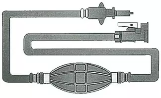 Osculati polttoaineletku + liitin (2kpl) Mercury/Mariner 1987- - Duell venetarvikkeet - 4644 - 1