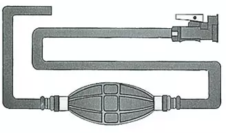 Osculati polttoaineletku + liitin Yamaha Mercury/Mariner 1987- - Duell venetarvikkeet - 4834 - 1