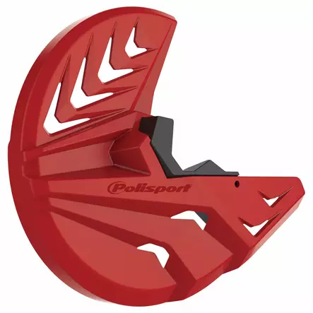 Polisport Disk with bottom fork prot Honda CRF450R(10-14) red cr04/black (8) - Duell MP varaosat ja tarvikkeet - 129754 - 1