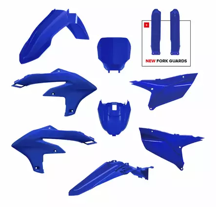 Polisport Full kit Yamaha YZ450F 23-25 YZ250F 24-.. Blue/Bue - Duell MP varaosat ja tarvikkeet - 129234 - 1