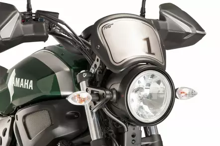 Puig Aluminium Front Plate Abs Universal Headlight C/Bl - Duell MP varaosat ja tarvikkeet - 95094 - 1