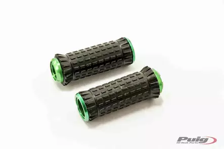 Puig Footpegs R-Fighter S Piloto Rig/Left C/Green - Duell MP varaosat ja tarvikkeet - 90704 - 1