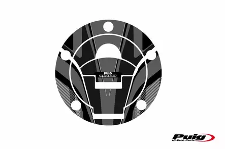 Puig Fuel Cap Cover Radical Ducati C/Grey - Duell MP varaosat ja tarvikkeet - 93024 - 1