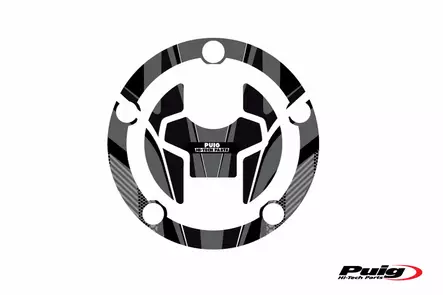 Puig Fuel Cap Cover Radikal Suzuki C/Grey - Duell MP varaosat ja tarvikkeet - 89804 - 1