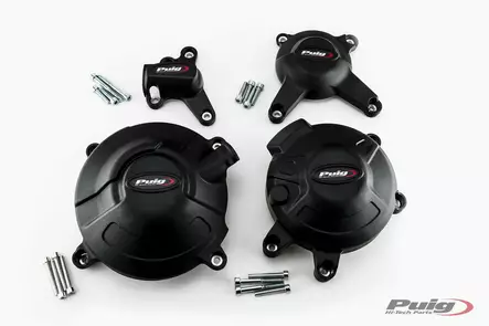 Puig Kit 3 Caps Engine Cover Yamaha Mt-09/Mt-09 Sp C/Bl - Duell MP varaosat ja tarvikkeet - 100034 - 1