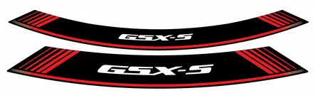Puig Kit 8 Rim Strips Gsxs C/Red - Duell MP varaosat ja tarvikkeet - 90544 - 1