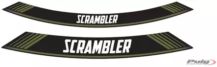 Puig Kit 8 Rim Strips Scrambler C/Green - Duell MP varaosat ja tarvikkeet - 90714 - 1