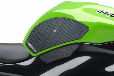 Puig Lateral Tank Pads Kawasaki C/Black - Duell MP varaosat ja tarvikkeet - 99174 - 1