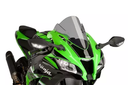 Puig Racing Screen Kawasaki Zx-10R/Rr 16'-18'C/Smoke - Duell MP varaosat ja tarvikkeet - 90194 - 1