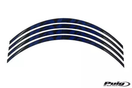 Puig Rim Strips X4 Racing C/Orange Fluor - Duell MP varaosat ja tarvikkeet - 93904 - 1