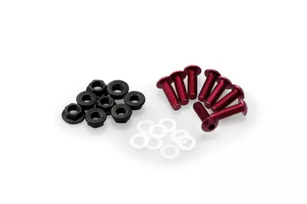 Puig Screw Kit C/Red - Duell MP varaosat ja tarvikkeet - 99854 - 1